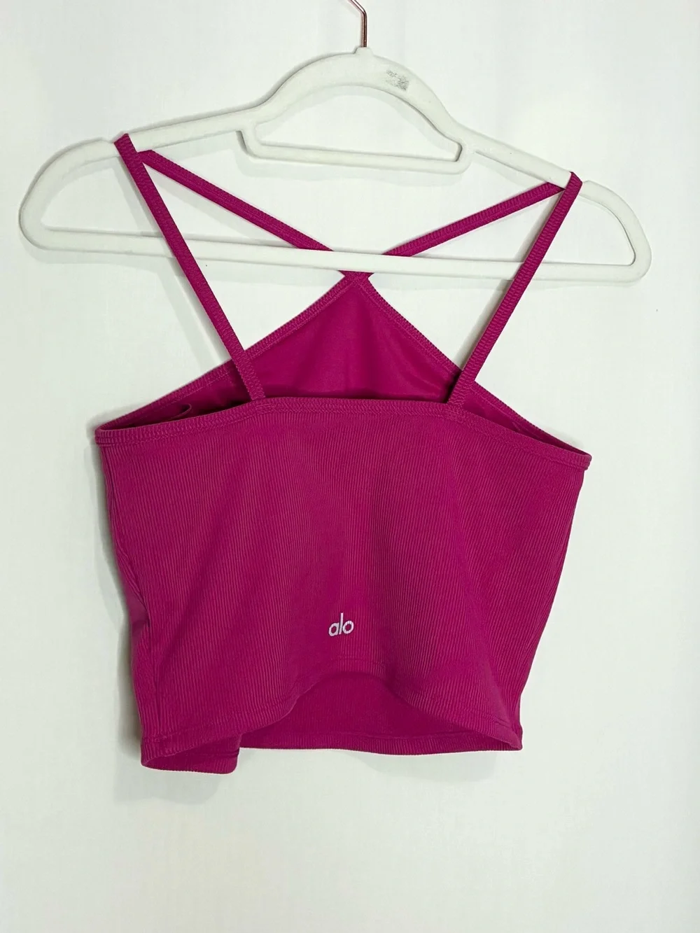Alo Yoga Goddess Ribbed Knit Halter Top - Picture 6 of 7